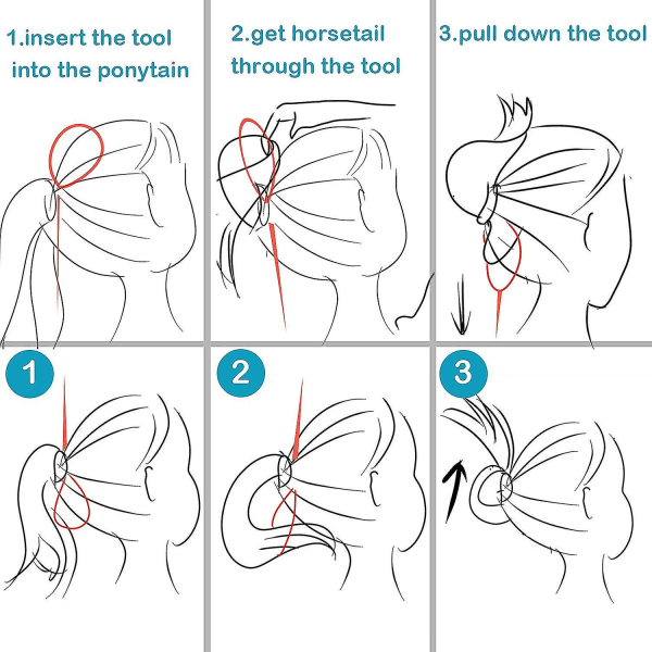 120 stk. hår fletning tilbehør hestehale styling maker clip fransk fletning værktøj magisk topsy hale loop hår kit til kvinder