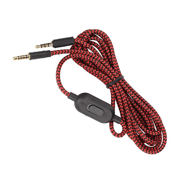 Headphone Cable Built-in Microphone Replacement Headset Cable with Volume Control for Logitech G433 G233 G Pro X PC Phone