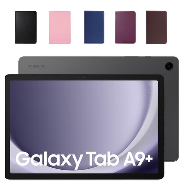 360-deksel Samsung Galaxy Tab A9+ skjermbeskytter etui blå - Blå Blå Blå Blå