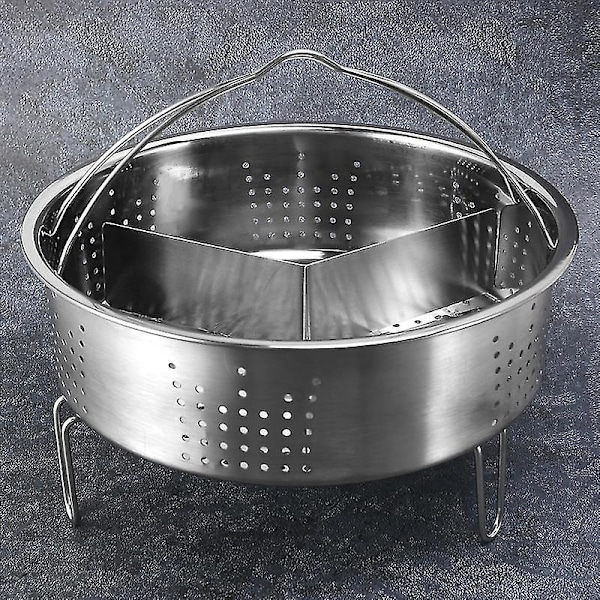 3 st/set tryckkokare tillbehör rostfritt stål korg med äggångare rack, avdelare för Kitc A