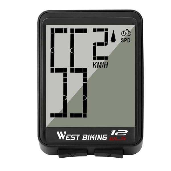 Cykeldator med tydlig display - Svart 92 92 black