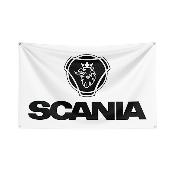 3x5 Ft Ruotsin Saab Scania -lippu polyester digitaalisesti painettu autokerhon banneri C 60 x 90cm