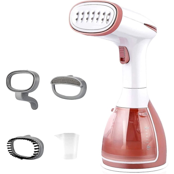 Handheld Garment Steamer, 15s Fast Heating, 280ml Water Tank, With 3 Attachments- Clothes Steamer For Fabric And Textile, Travel