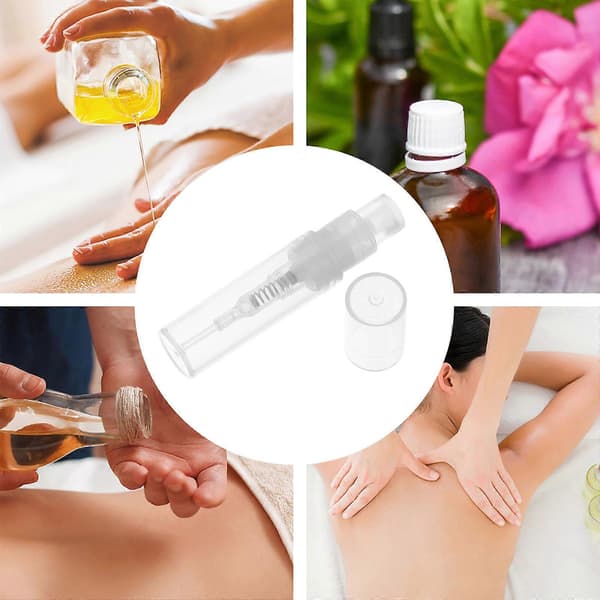 Parfymflaska Plast Sprayflaska för Förvaring Transparent 30-delat Set