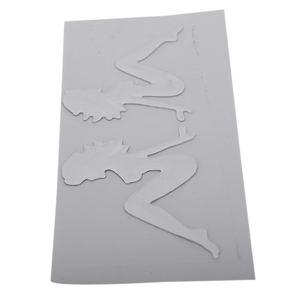 Flott dame bil dekorasjon klistremerke emblem logo merke