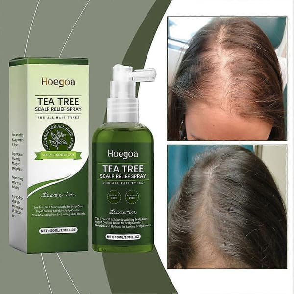 Hårbottenlindrande närande spray TEA TREE balsam 100ml