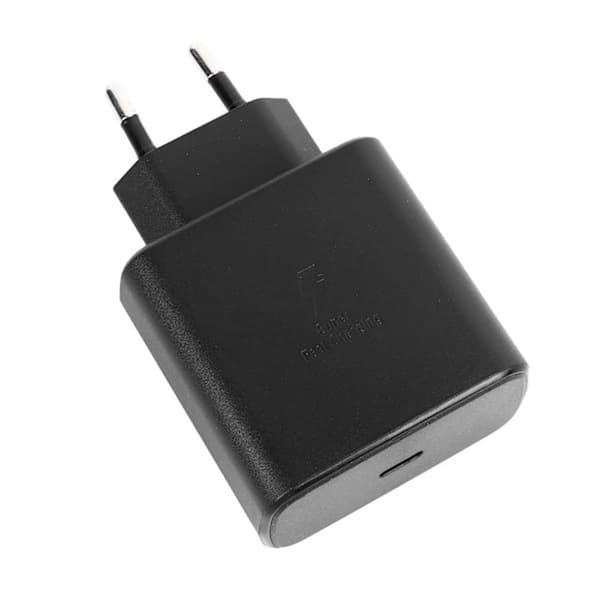 Ladehode for Galaxy S22 PD 45W Telefon Hurtigladeradapterblokk for Android-enheter EU-plugg 100 til 240V Svart