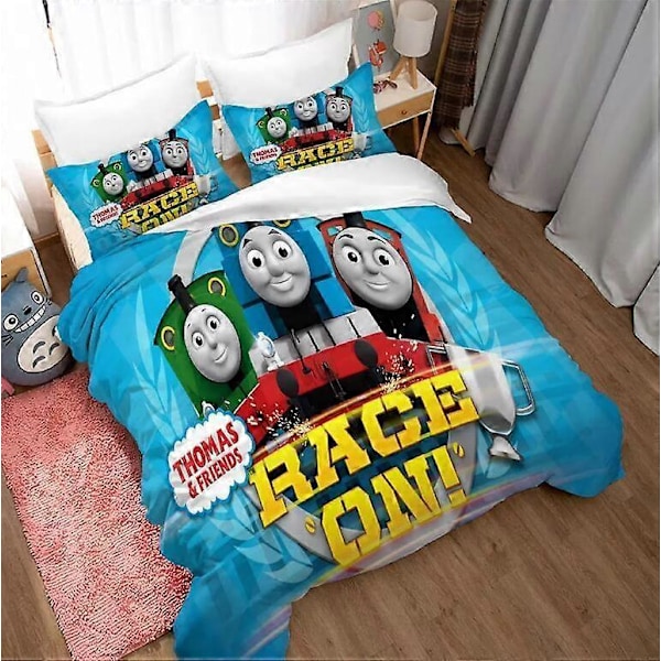 v5841 Lakanat Thomas & Friends Juna Sängynpeite Setti Peittopussilakana Koko Lakanat IU5841 135x200cm 53x78in