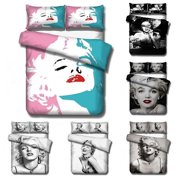 v4995 Sengetøy Sexy Goddess Lady Sengesett 3PC Dynetrekk & Putetrekk Gave Sengetøy IU4995 135x200cm 53x78in