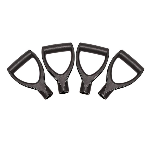 4 stk. D-greb håndskuffe håndtag til gravning Scoop Back Saver udskiftning Rivning havearbejde værktøj sne