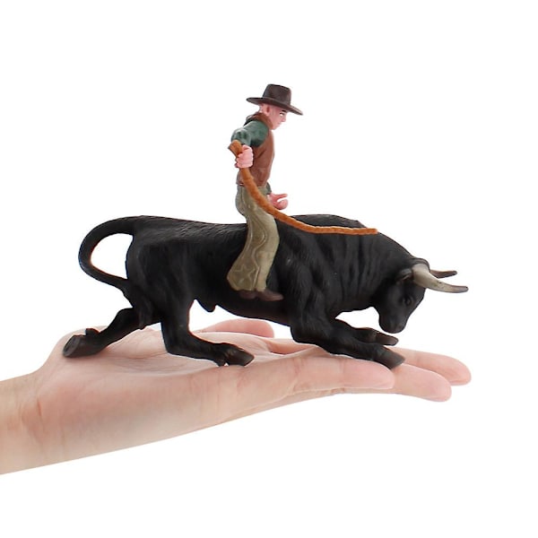Cowboy Solid Pvc Actionfigur Dekorativ Ornament Samling Gave A