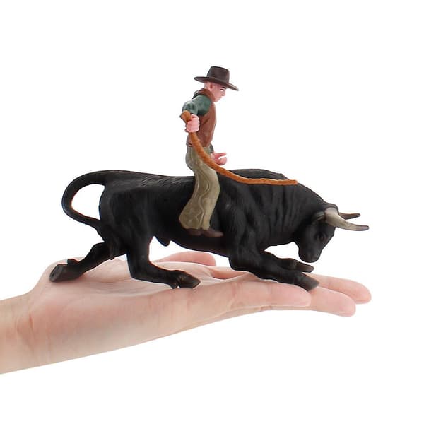 Cowboy Solid Pvc Actionfigur Dekorativ Skrivbordsdekoration Samling Present A