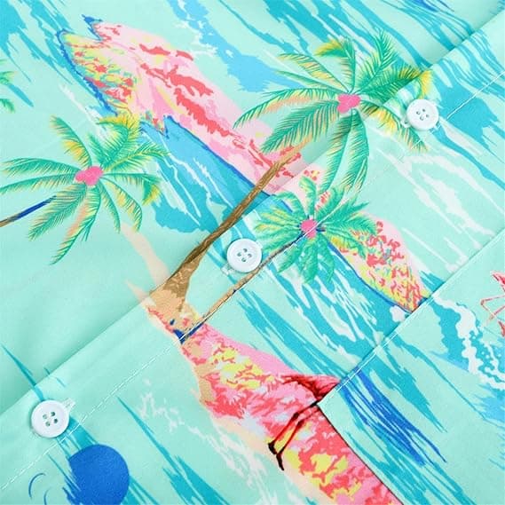 Mænds funky Hawaii-skjorte