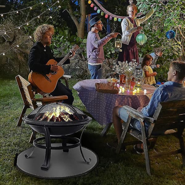 Silikonbrandskyddad eldstadsplatta Eldstad Högtemperaturmatta 24 * 24 Cm Härdplattor