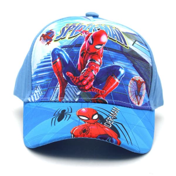 Børns drenge piger Marvel Spiderman Baseball Cap Justerbar Mesh Solhat A