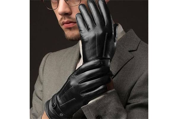 2 mjuka vinterhandskar i ull för pekskärm, unisex