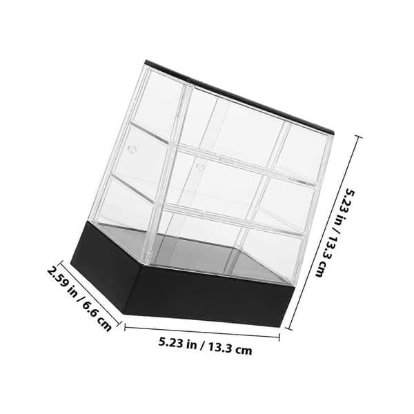 Dukkehus Miniature Bageri Display Disk Bageri Dekoration Til Dukkehus Børn Sort Farve 1 Stk