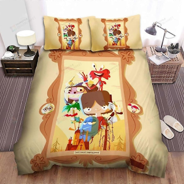 v5507 Sängkläder Fosters Hem För Fantasivänner Huvudkaraktärer Påslakanset Sängkläder IU5507 135x200cm 53x78in