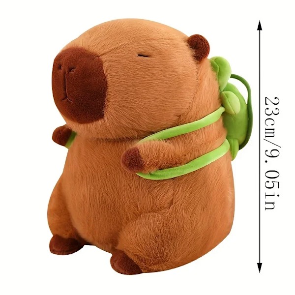 23 cm Capybara Plysch Simulering Capibara Anime Fluffig Leksak Söt Docka Gosedjur Mjuk Docka Plysch Jul Thanksgiving Gåva