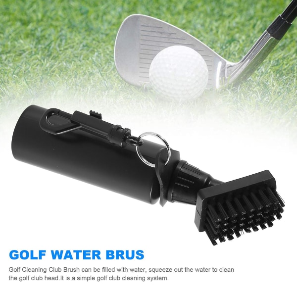 Golfbørste Golfklub Groove Tube Cleaner Dyb Rengøring Jernriller Golf Klemmeflaske Vanddispenser