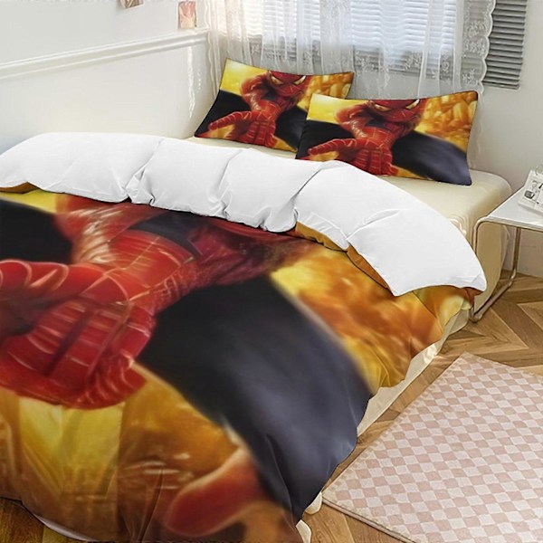 v738 Spider Man Crawl 3-delt sengesett for enkeltseng io738 135x200cm 53x78in