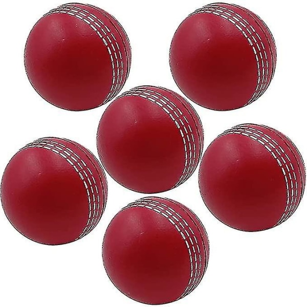 Cricketboll Cricketövande mjuka bollar Skumbollar med traditionella sömmar Cricketträning och -träning inomhus och utomhus