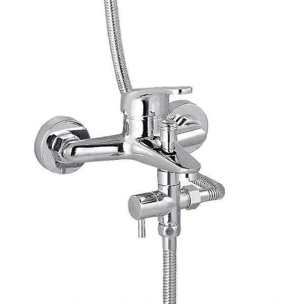 Diverter Bathtub Shower 3-Way Diverter Solid Brass G 1/2 Inch Shower Adapter Valve Switch