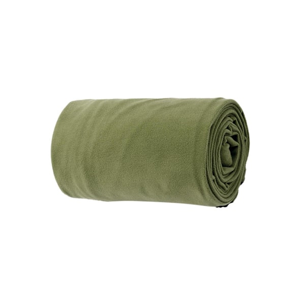 Sovsäck i mjuk fleece Liner Business Backpacking Thermal Dark Green 180 x 80cm
