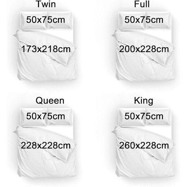 i113 Tryckt Påslakan Hello Bedding Sängset Kitty Mjukt Täcke Mikrofiber med Dragkedja Passar Utmärkt Till All Inredning jm113 135x200cm 53x78in