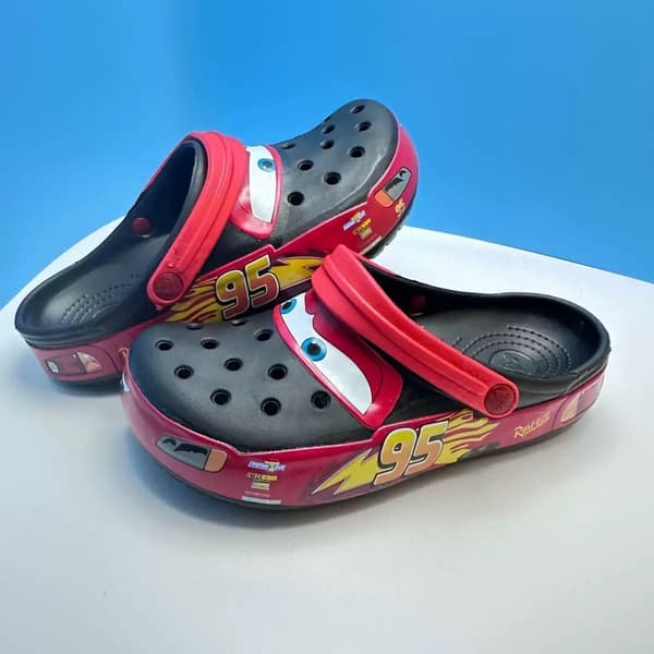 Crocs Lightning McQueen - Lightning McQueens udendørs hjemmesko sort black 44: M10/W12
