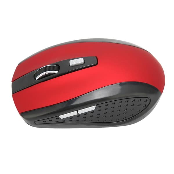 Mini Wireless Mouse 2.4GHz 3 Levels DPI Adjustable Wide Compatibility Mini Matte Texture Computer Accessories Red