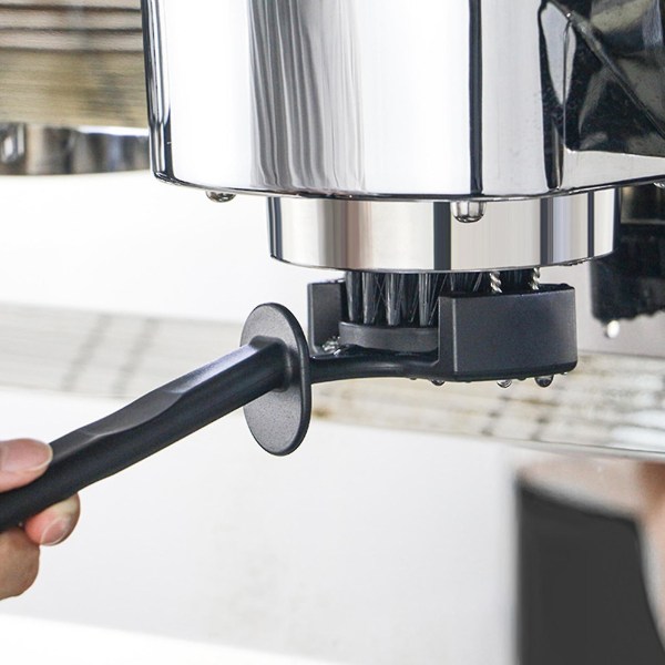 Löstagbar rengöringsborste för espressomaskin 360 graders mjuk borst 51mm