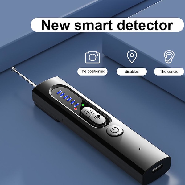 Bærbar anti-candid kameradetektor oppladbar infrarød kameradetektor for hotellsikkerhetssjekk
