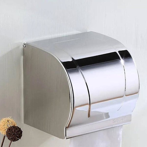 Toiletpapirholder i rustfrit stål til badeværelset