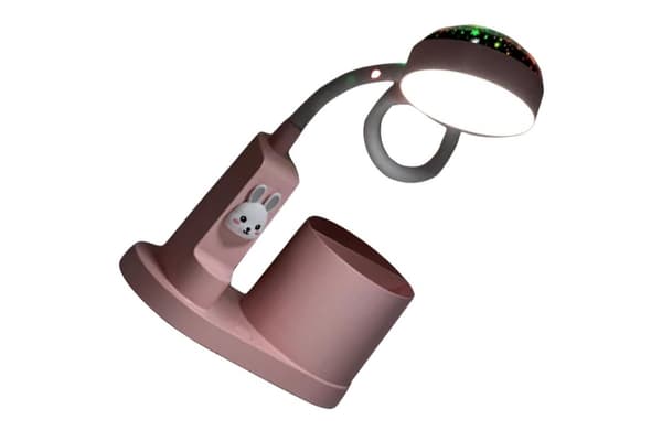 Stjernekanin Børn Projektionsbordlampe