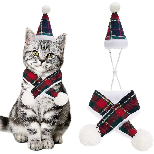 2st söta husdjurskläder Tillbehör Vinterkatter Vintervarma kläder Bd