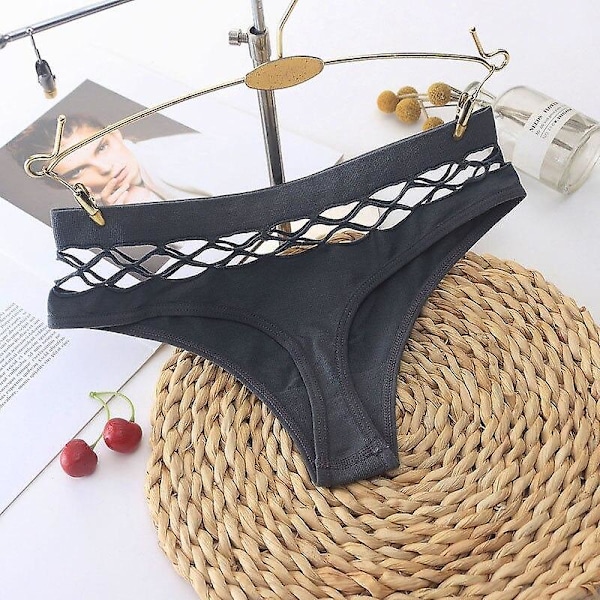 Nya Sömlösa Trosor med Urringning - Sexiga Damunderkläder, Sport, Hög Midja, Bomullsunderkläder, Sexiga G-string, Passform, Sexiga Kvinnliga Underbyxor Red 1pc