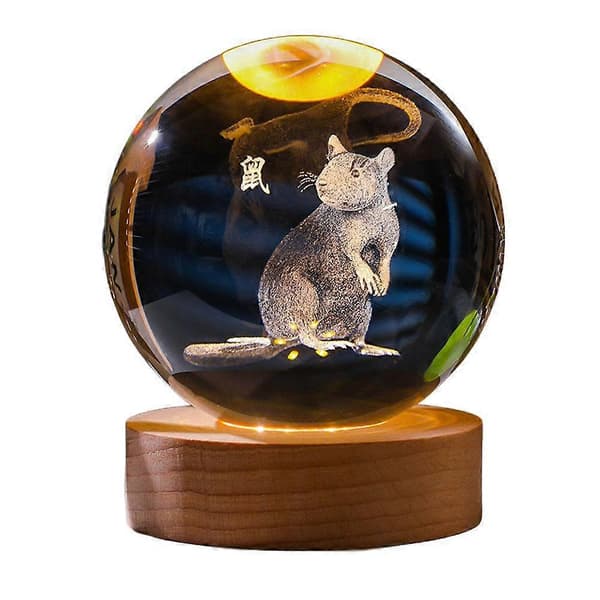 3D-onnenamuletti sisäänkäynnille Onnenamuletti veistos Amuletti E1N5 mouse6cm 1pcs