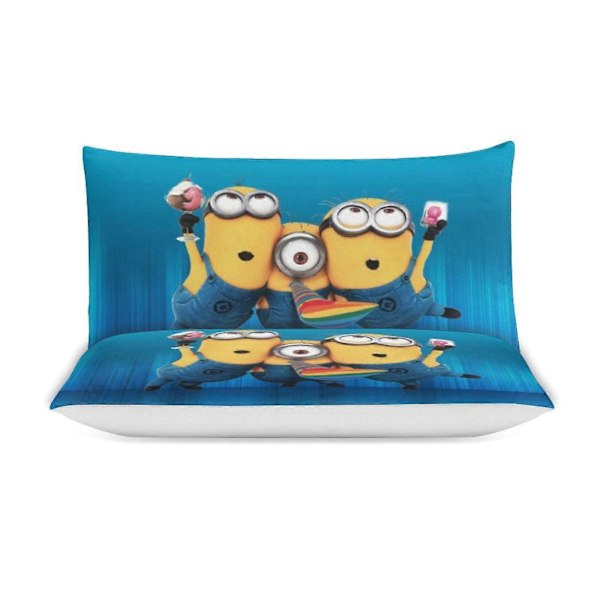 x363 Despicable Me 3-delat Sängklädesset Varmt Och Bekvämt Mjukt Påslakanset med 1 Påslakan Och 2 Örngott för Sovrum b363 200x200cm 78x78in