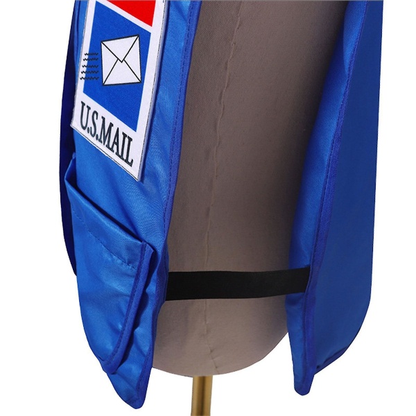 Mailman Costume Mr. Postman Kostym för barn Carrier Cosplay Accessoarer S-xl M