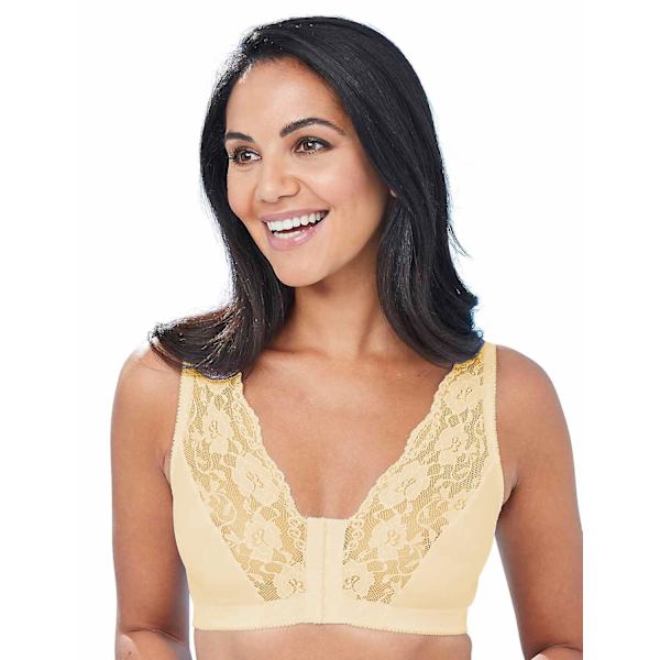 | Dam | Bomullsspets Frontknäppning Magic BH Cream 20