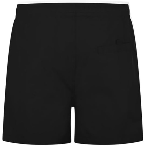 Herre Hurtigtørkende Badebukser Strandshorts Vanntett med Mesh Fôr Surfebrett Shorts 3XL Black
