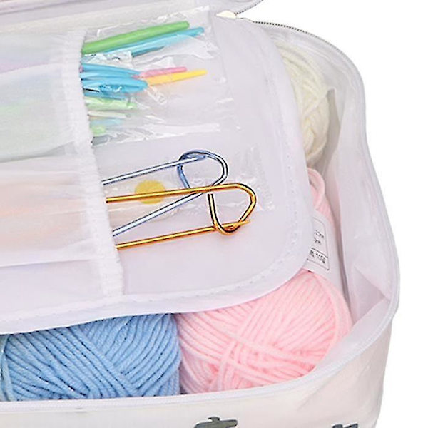 Virka set virka kit linjal sax stift aluminium måttband ergonomisk virknål set med