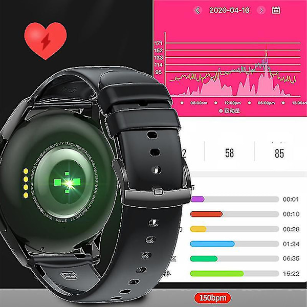För Huawei Smart Watch Män Vattentät Sport Fitness Tracker Multifunktion Bluetooth Samtal Smartwatch Man För Android Ios