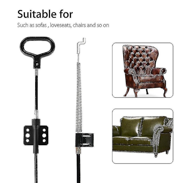 2 stk Universal Recliner Kabel Sofa Trekkhåndtak Utgivelse D-ring Lane Kabler(best)