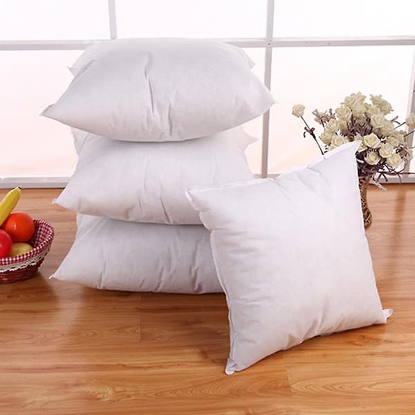 45*45cm Pude 45*45cm Standard Pude Polstring Hvit Lin Lær