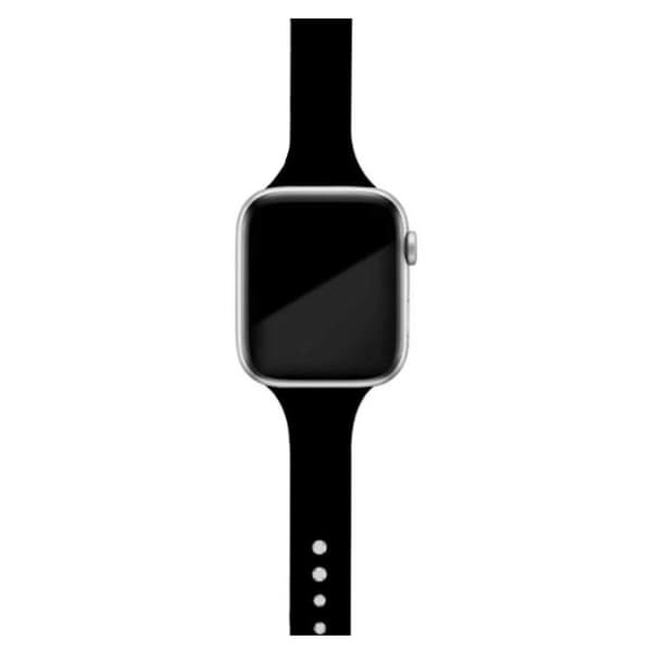 Slankt Apple Watch Silikone Rem 38/40/41 Sort