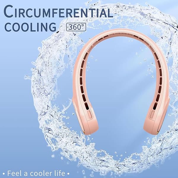 Halsventilator, Bladløs Halsventilator Genopladelig
