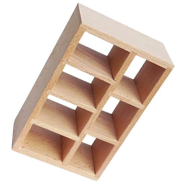 Dukkehus Trebokhyllemodell for Miniatyrmøbler