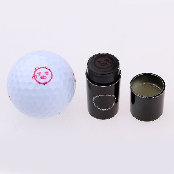 Hurtigtørkende golfball-stempelmarkør, symboltrykk, stempel i forskjellige design Ying Yang